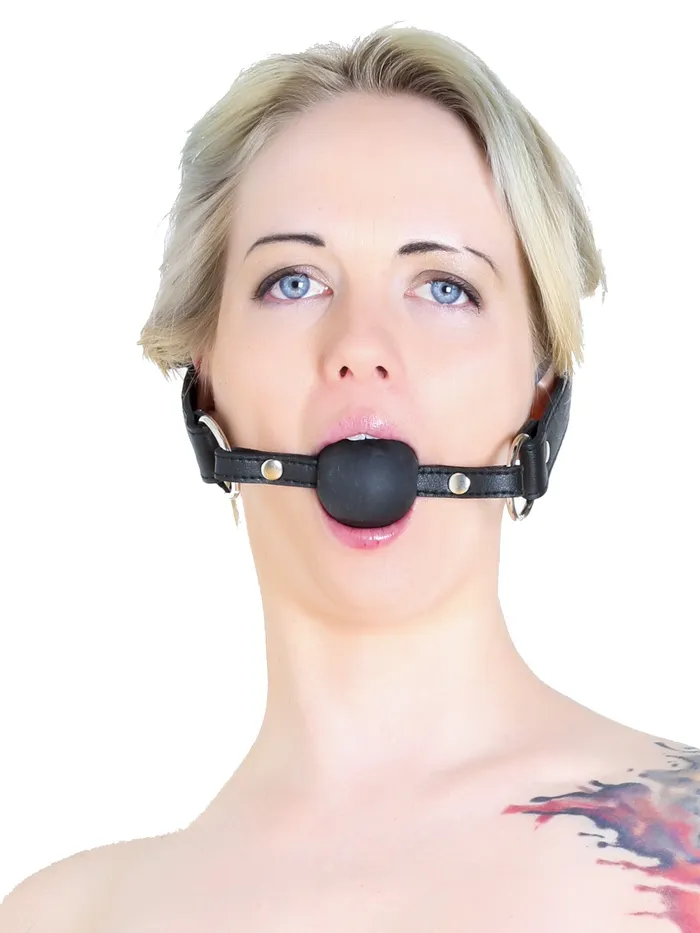 HonourSkintwocom Male Sex Toys Faux Leather Ball Gag HonourSkintwocom Male Sex Toys Faux Leather Ball Gag