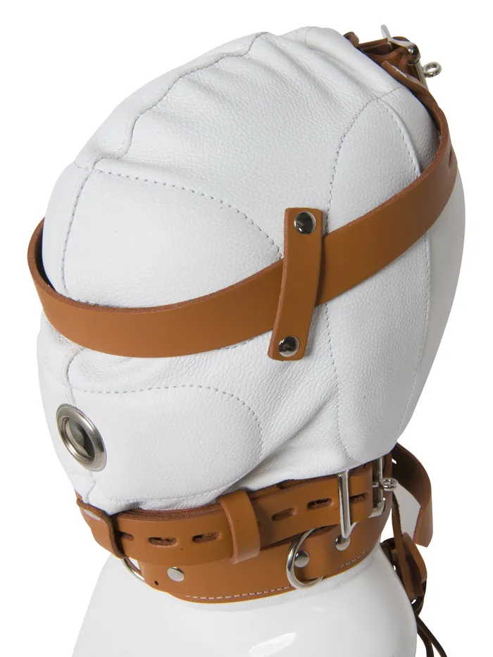 HonourSkintwocom Restraints Leather Total Sensory Deprivation Hood