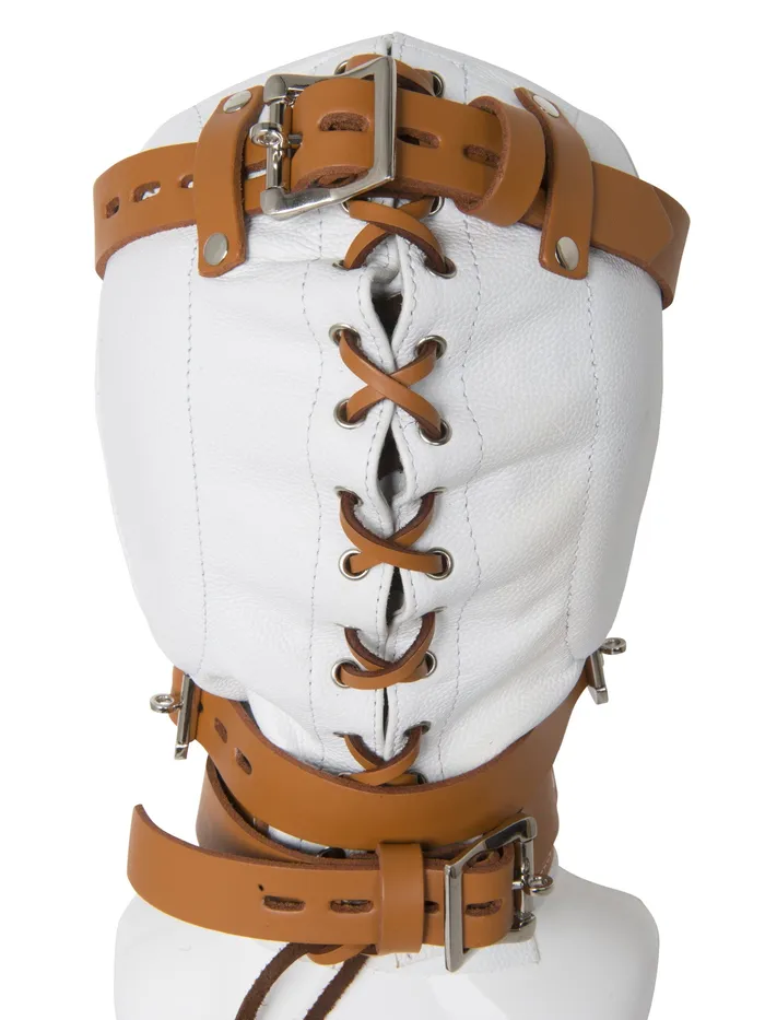 HonourSkintwocom Restraints Leather Total Sensory Deprivation Hood