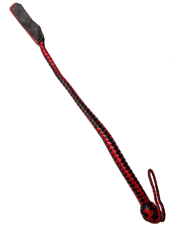 HonourSkintwocom Restraints Red Black Leather Diamond Hunter Whip