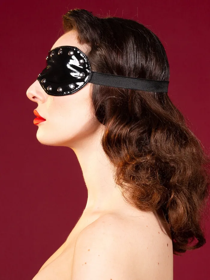 HonourSkintwocom Teddies And Bodies Studded Blindfold One Size HonourSkintwocom Teddies And Bodies Studded Blindfold One Size