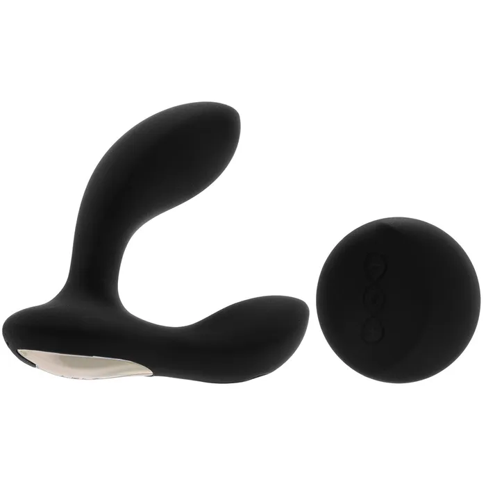 HUGO Remote Control Prostate Massager in Black Lelo Anal