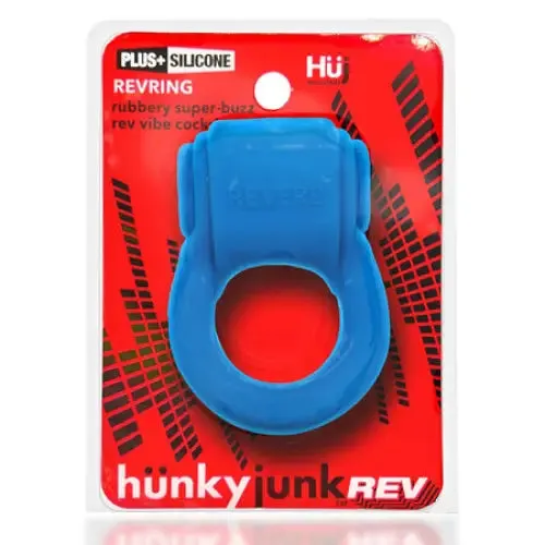 Hunkyjunk Revring Cockring with Bullet Vibrator Teal Ice OXBALLS Female Sex Toys Hunkyjunk Revring Cockring with Bullet Vibrator Teal Ice OXBALLS Female Sex Toys