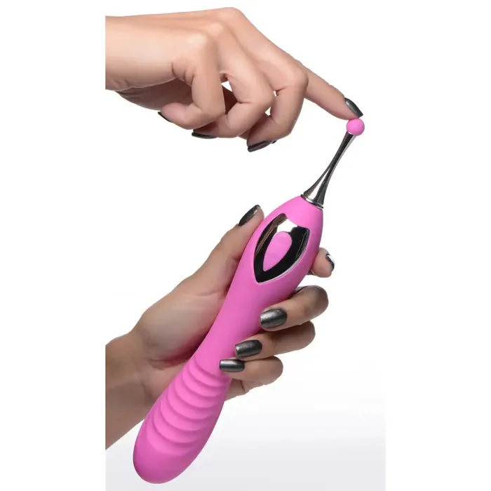 inmi Female Sex Toys Power Zinger Dual Ended Silicone Vibrator