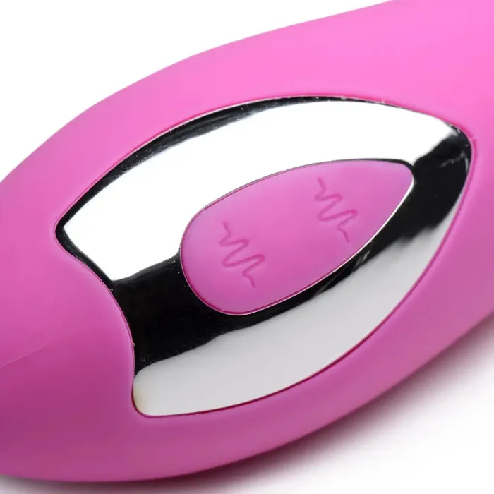 inmi Female Sex Toys Power Zinger Dual Ended Silicone Vibrator