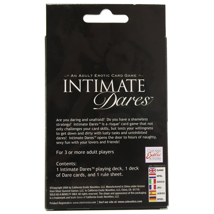 Intimate Dares Adult Erotic Game CalExotics Games
