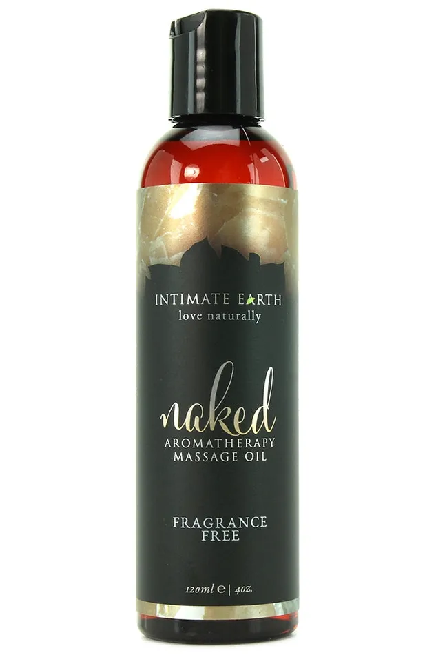Intimate Earth Couples Naked Massage Oil 4oz120ml in Fragrance Free