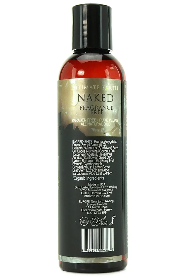 Intimate Earth Couples Naked Massage Oil 4oz120ml in Fragrance Free Intimate Earth Couples Naked Massage Oil 4oz120ml in Fragrance Free