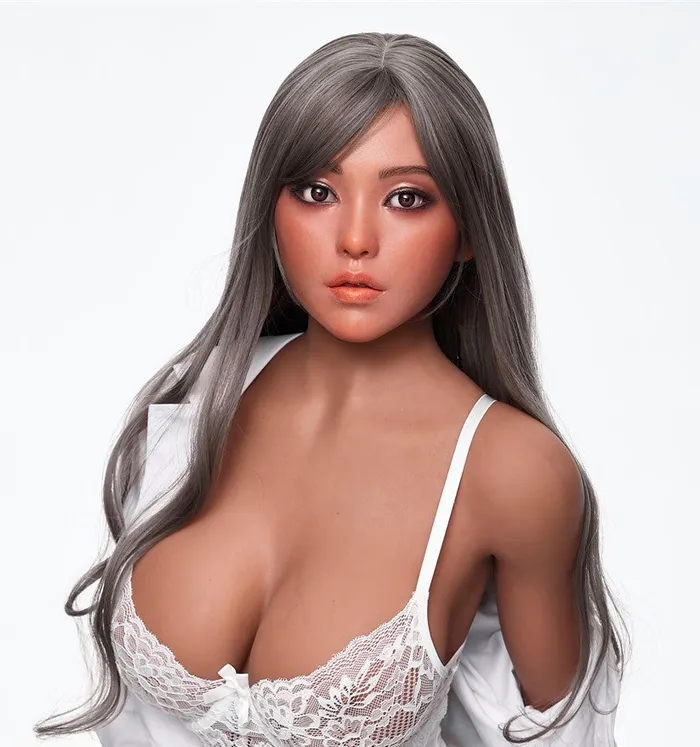 Irontech Doll Male Sex Toys HEADITDS40TANSILICONEBROWNLONG GREY HAIRM16 Irontech Doll Male Sex Toys HEADITDS40TANSILICONEBROWNLONG GREY HAIRM16