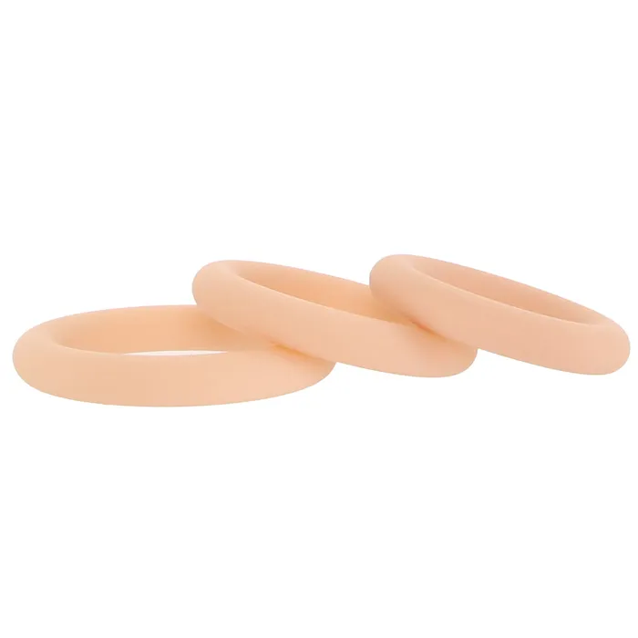 Jock Discreet Silicone Cock Ring Set in Light XR Brands Male Sex Toys