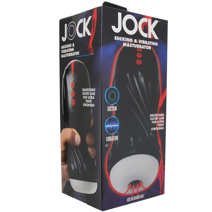 Jock Sucking Vibrating Stroker XR Brands Male Sex Toys