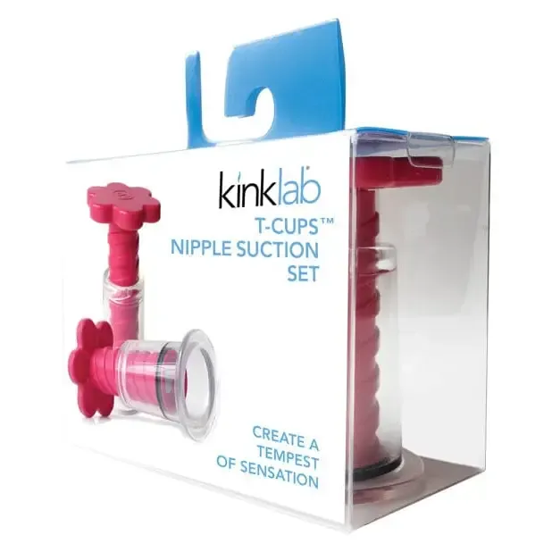 KinkLab Female Sex Toys Kinklab Tcup Nipple Suction Set