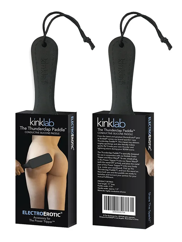 Kinklab Thunderclap Silicone Paddle Stockroom Female Sex Toys