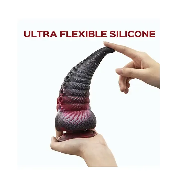 Lava Tentacle Shape Suction Cup Dildo Multi Color Honey Play Box Dildos