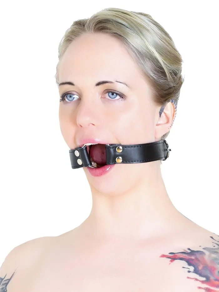 Leather Beginners ORing Gag HonourSkintwocom Male Sex Toys