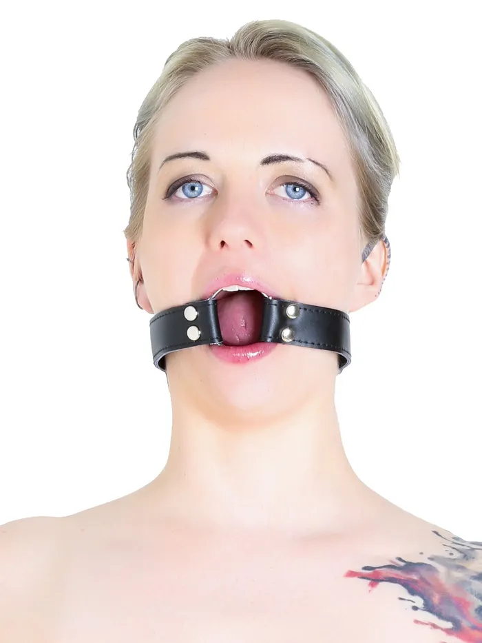 Leather Beginners ORing Gag HonourSkintwocom Male Sex Toys