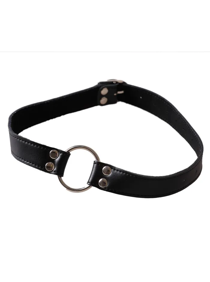 Leather Beginners ORing Gag HonourSkintwocom Male Sex Toys
