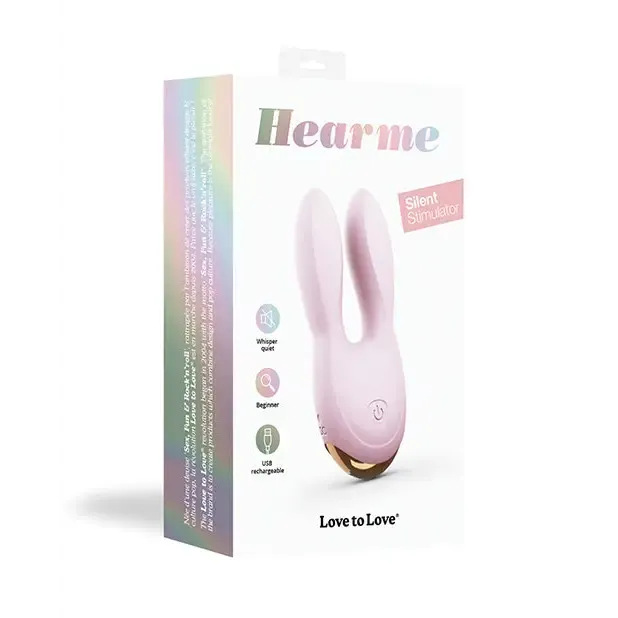 Love to Love Hear Me Flexible Ear Stim Baby Pink Lovely Planet Vibrators