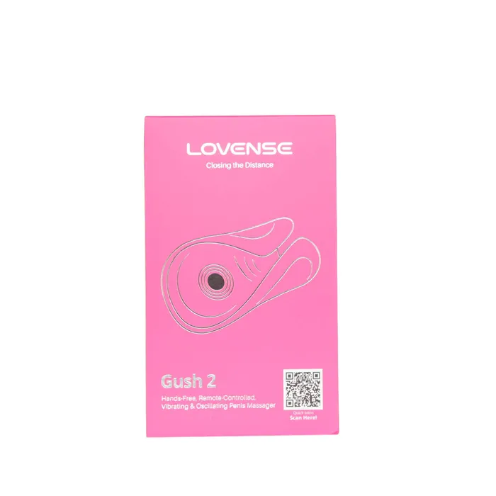 Lovense Couples Lovense Gush 2 Hands Free Remote Controlled Vibrating and Oscillating Penis Massager