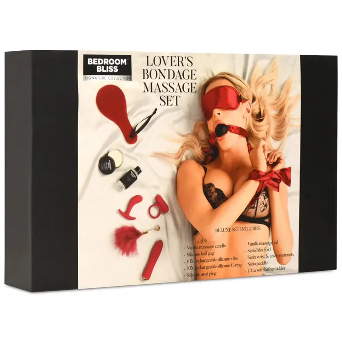 Lovers Deluxe Bondage Massage Set XR Brands Couples