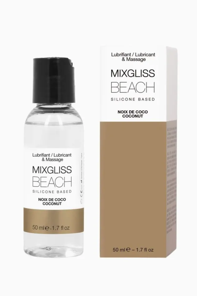Lubricants Beach Coconut SiliconeBased Lubricant Mixgliss