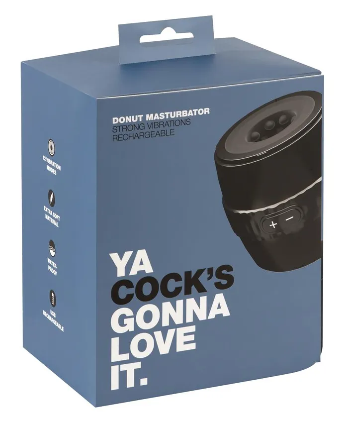 Male Sex Toys 4TYears Donut Masturbator Vibrating Cock Shaft Massager