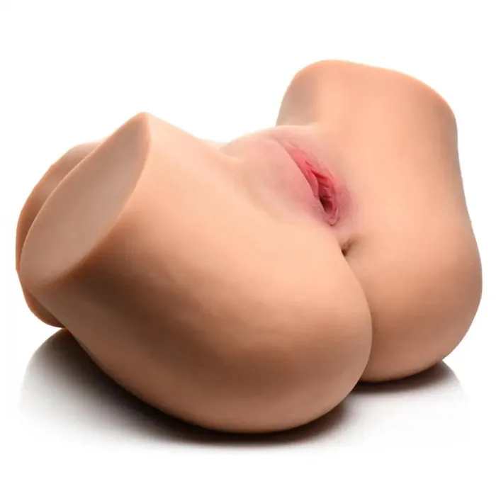 Male Sex Toys Curve Toys Squeezing And Vibrating Pussy And Ass Masturbator