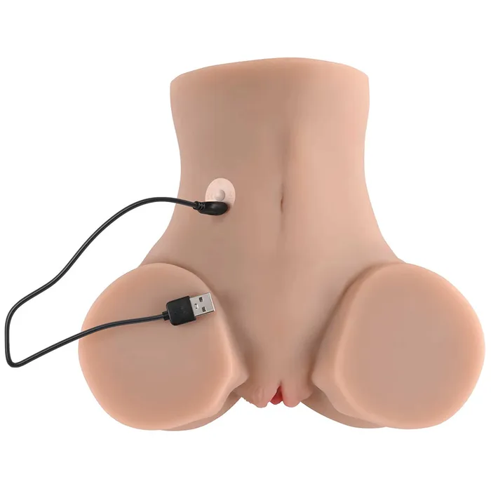 Male Sex Toys Evolved Novelties Rear Beauty Sucking Vibrating Masturbator in Light