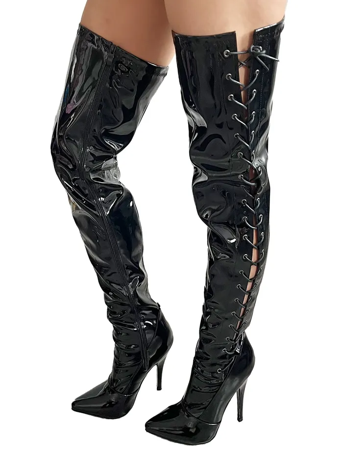 Male Sex Toys HonourSkintwocom Clearance Killer Thigh High Boot Size 6