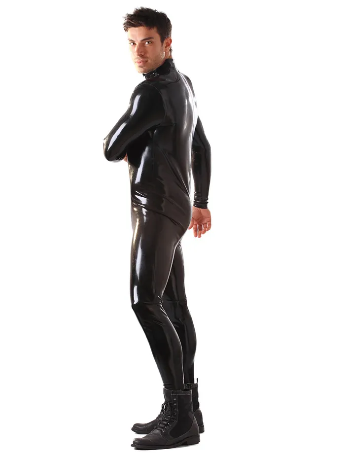 Male Sex Toys HonourSkintwocom Clearance Male Latex Catsuit With Front Through Zip
