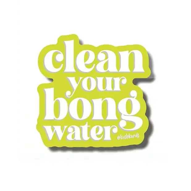 Male Sex Toys Kush Kards LLC Bong Water Sticker Pack of 3