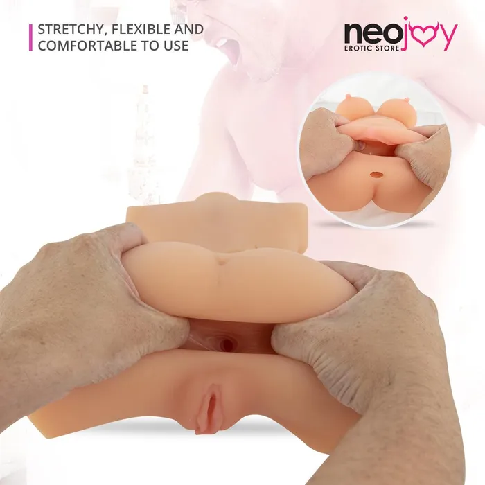 Male Sex Toys Neojoy Neojoy Candy Cummin Realistic Sex Doll with Ass Pussy Sex Doll TPE Flesh Small 45Kg