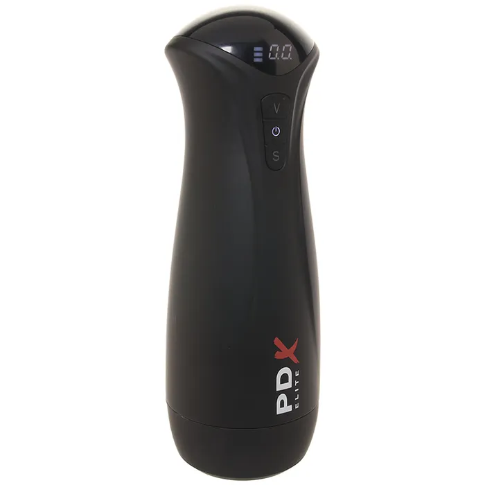 Male Sex Toys Pipedream PDX Elite FckGasm Auto Suction Stroker in Light