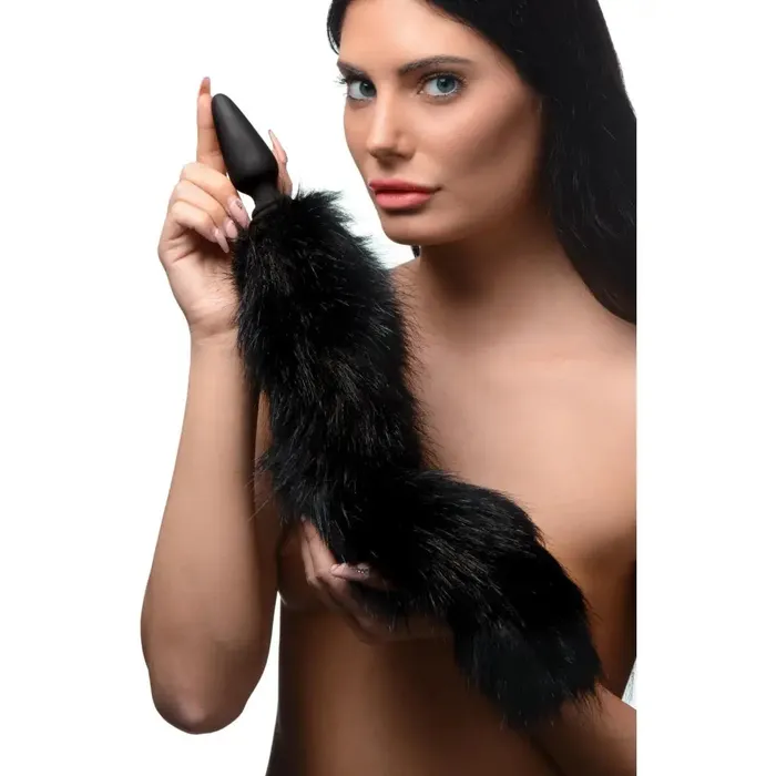 Male Sex Toys Tailz Small Anal Plug With Interchangeable Fox Tail