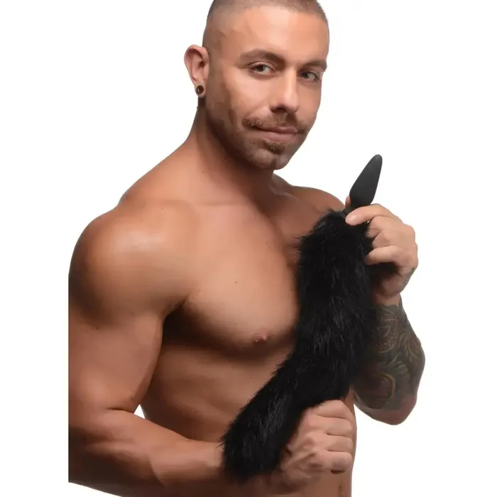 Male Sex Toys Tailz Small Anal Plug With Interchangeable Fox Tail