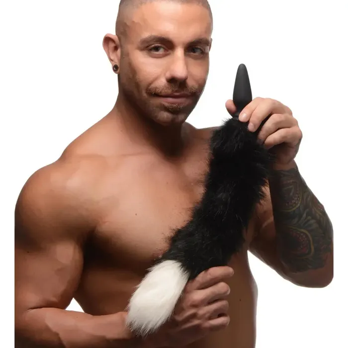 Male Sex Toys Tailz Small Anal Plug With Interchangeable Fox Tail
