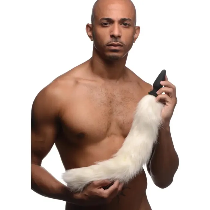 Male Sex Toys Tailz Small Anal Plug With Interchangeable Fox Tail