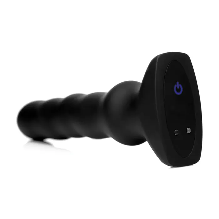 Male Sex Toys Thunderplugs Silicone Vibrating And Squirming Plug With Remote Control