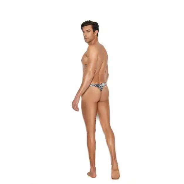Male Sex Toys Zebra Snap Closure Thong Elegant Moments Lingerie Male Sex Toys Zebra Snap Closure Thong Elegant Moments Lingerie