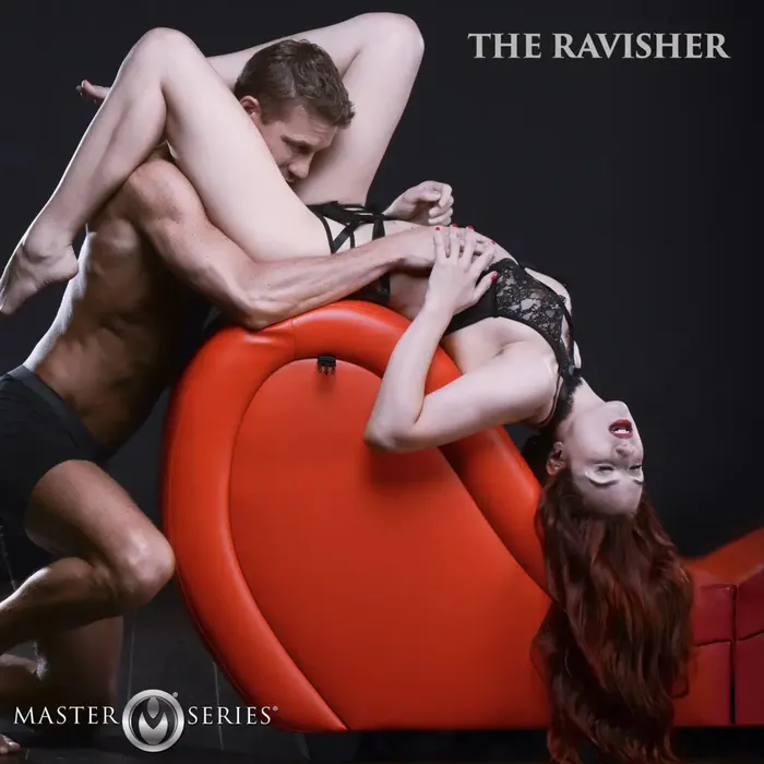 Master Series Detachable Kinky Couch Sex Chaise With Love Pillows Red Vibrators