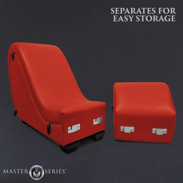 Master Series Detachable Kinky Couch Sex Chaise With Love Pillows Red Vibrators