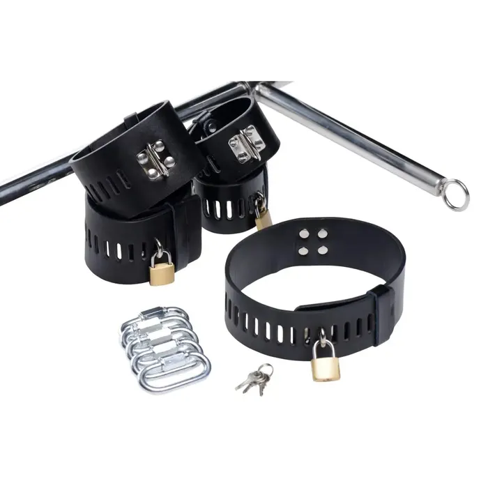 Master Series Female Sex Toys Master Series Imprisoned Metal Stockade With Dildo