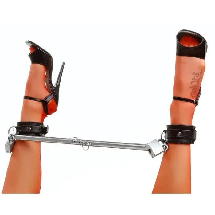 Master Series Male Sex Toys Adjustable Steel Spreader Bar