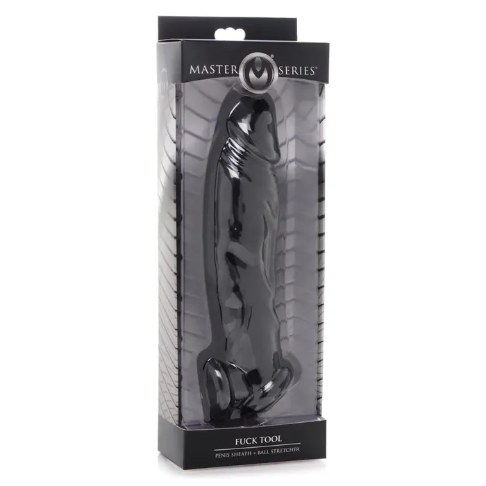 Master Series Male Sex Toys Fuk Tool Penis Sheath And Ball Stretcher Master Series Male Sex Toys Fuk Tool Penis Sheath And Ball Stretcher