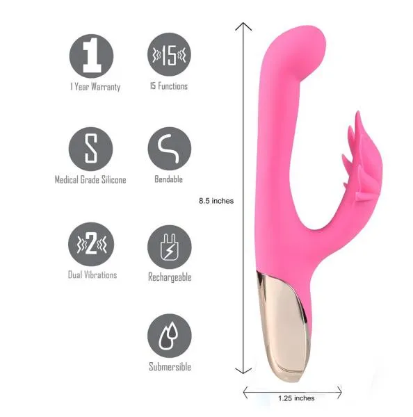 Maui Rechargeable Silicone Poseable 420 Rabbit Maia Toys Female Sex Toys