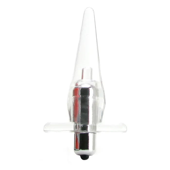 Mini Vibro Tease Anal Probe in Clear CalExotics Anal