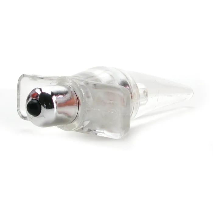 Mini Vibro Tease Anal Probe in Clear CalExotics Anal