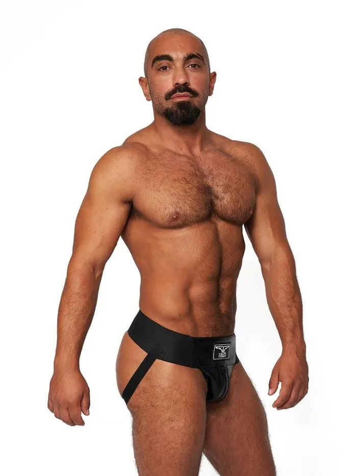 Mister B Leather Premium Jockstrap Black Mister B Restraints