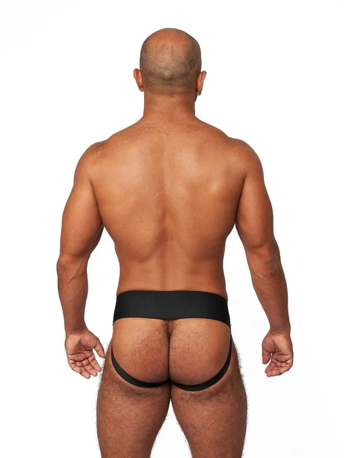 Mister B Leather Premium Jockstrap Black Mister B Restraints