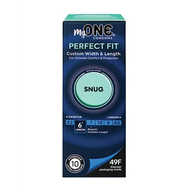 My One Snug Condoms Pack of 10 Paradise Marketing Male Sex Toys
